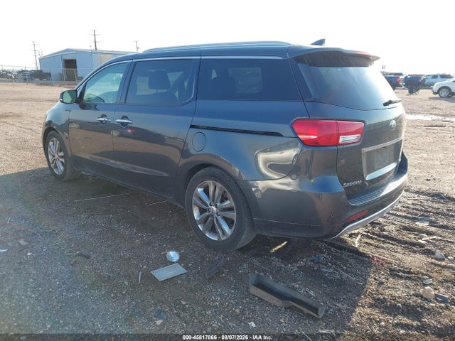 45817866 :رقم المزاد ، KNDME5C13G6171529 vin ، 2016 Kia Sedona Sx Luxury مزاد بيع