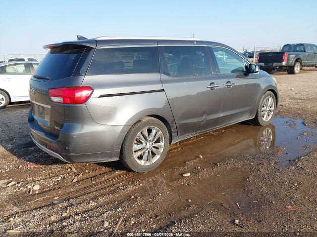 45817866 :رقم المزاد ، KNDME5C13G6171529 vin ، 2016 Kia Sedona Sx Luxury مزاد بيع