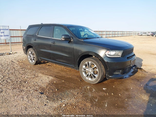 2019 Dodge Durango Gt Plus Awd მანქანა იყიდება აუქციონზე, vin: 1C4RDJDG0KC722112, აუქციონის ნომერი: 45817894