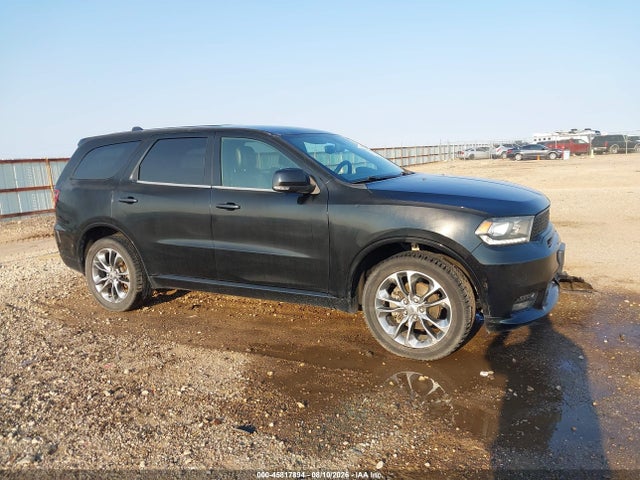 2019 Dodge Durango Gt Plus Awd მანქანა იყიდება აუქციონზე, vin: 1C4RDJDG0KC722112, აუქციონის ნომერი: 45817894