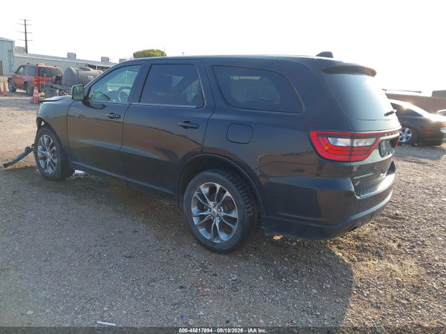 2019 Dodge Durango Gt Plus Awd მანქანა იყიდება აუქციონზე, vin: 1C4RDJDG0KC722112, აუქციონის ნომერი: 45817894
