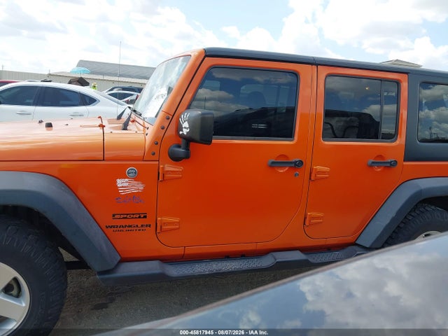 Продажа на аукционе авто 2015 Jeep Wrangler Unlimited Sport, vin: 1C4BJWDG4FL628361, номер лота: 45817945