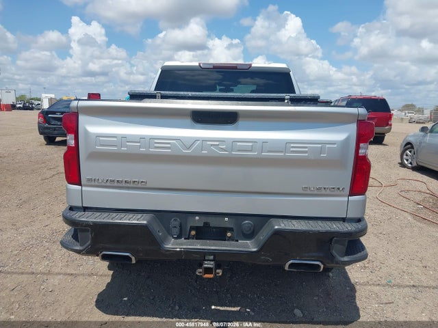 45817948 :رقم المزاد ، 1GCPYCEFXMZ453422 vin ، 2021 Chevrolet Silverado 1500 4wd  Short Bed Custom Trail Boss مزاد بيع