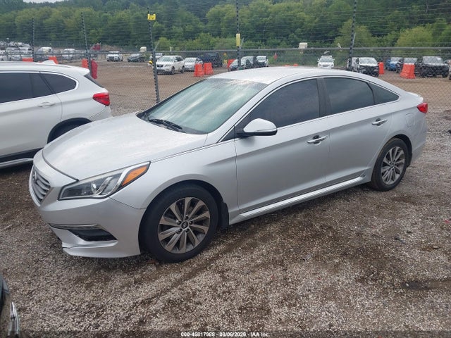 45817988 :رقم المزاد ، 5NPE34AF9HH553106 vin ، 2017 Hyundai Sonata Sport مزاد بيع