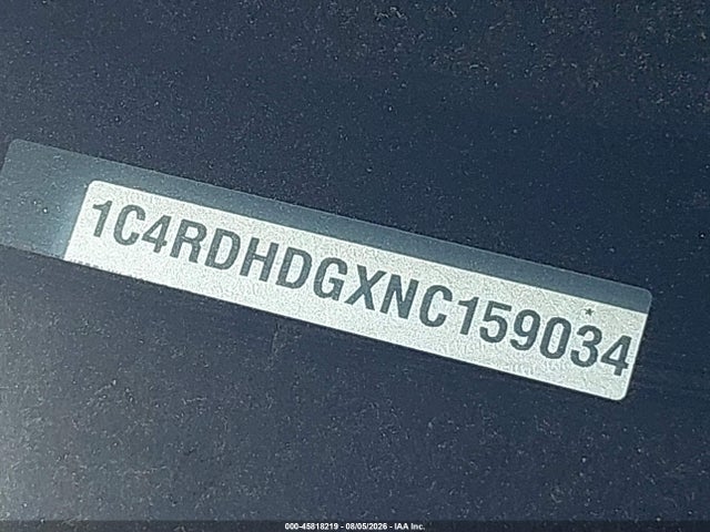 Aukcja sprzedaży 2022 Dodge Durango Gt Plus Rwd, vin: 1C4RDHDGXNC159034, numer aukcji: 45818219