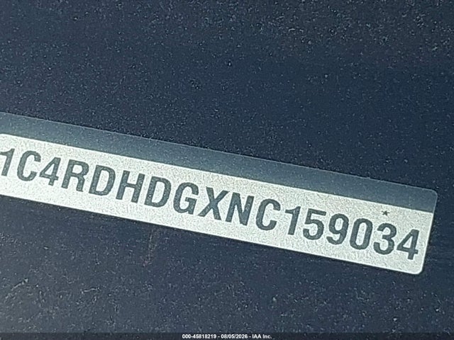 Aukcja sprzedaży 2022 Dodge Durango Gt Plus Rwd, vin: 1C4RDHDGXNC159034, numer aukcji: 45818219