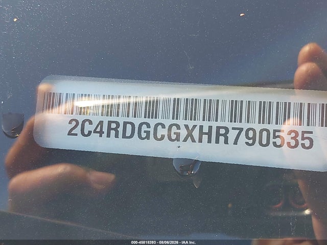 Aukcja sprzedaży 2017 Dodge Grand Caravan Sxt, vin: 2C4RDGCGXHR790535, numer aukcji: 45818393