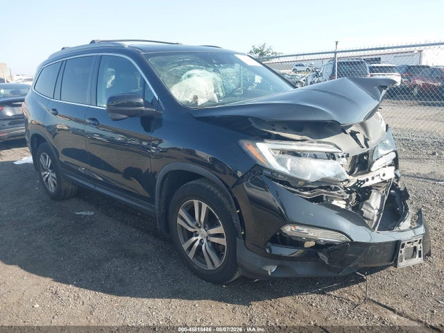 45818486 :رقم المزاد ، 5FNYF6H6XJB006307 vin ، 2018 Honda Pilot Ex-l مزاد بيع