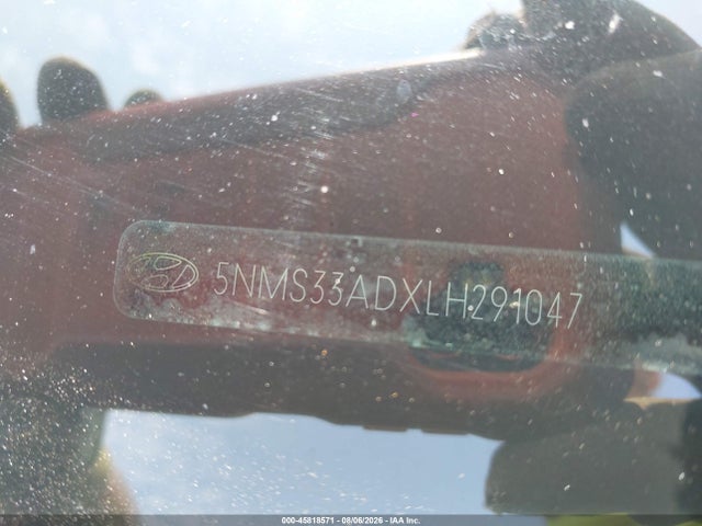 45818571 :رقم المزاد ، 5NMS33ADXLH291047 vin ، 2020 Hyundai Santa Fe Sel مزاد بيع