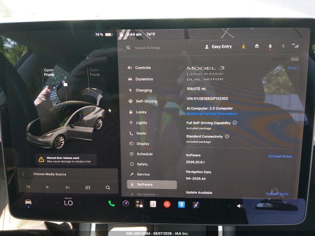 Tesla Model 3 Long Range/performance 2018 5YJ3E1EB3JF132302 Image 7