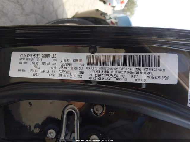 RAM 1500 Sport 2014 1C6RR7MT7ES284224 Image 9