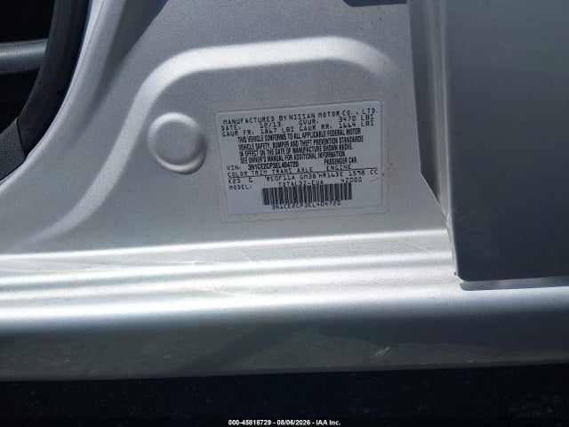 2014 Nissan Versa Note Sv მანქანა იყიდება აუქციონზე, vin: 3N1CE2CP3EL404720, აუქციონის ნომერი: 45818729