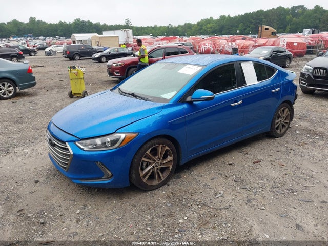 2017 Hyundai Elantra Limited მანქანა იყიდება აუქციონზე, vin: 5NPD84LF8HH015328, აუქციონის ნომერი: 45818763