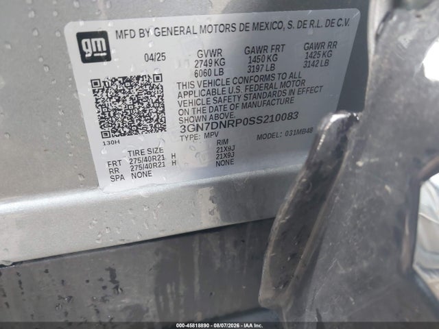 Chevrolet Equinox Ev Lt 2 2025 3GN7DNRP0SS210083 Image 9