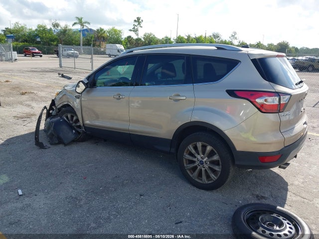 2017 Ford Escape Titanium მანქანა იყიდება აუქციონზე, vin: 1FMCU0JD5HUF02747, აუქციონის ნომერი: 45818895