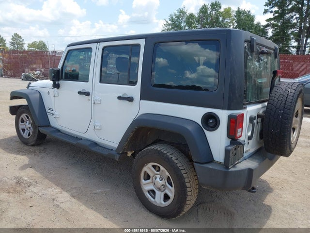 Продажа на аукционе авто 2018 Jeep Wrangler Jk Unlimited Sport Rhd 4x4, vin: 1C4BJWKG7JL838593, номер лота: 45818985
