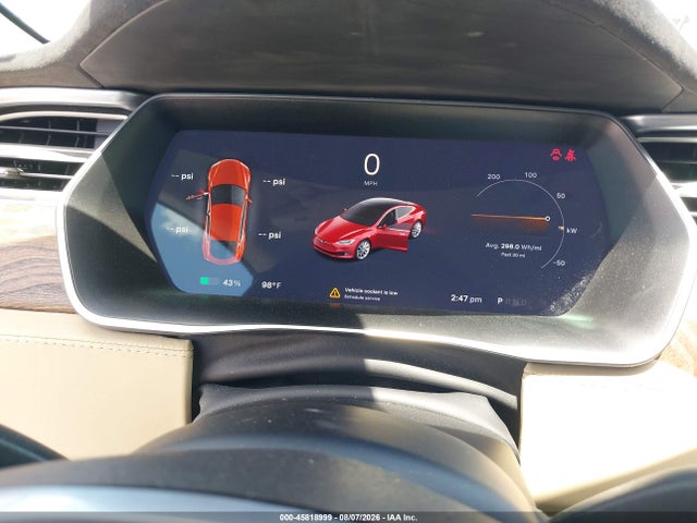 45818999 :رقم المزاد ، 5YJSA1E11HF195892 vin ، 2017 Tesla Model S 60/75 مزاد بيع