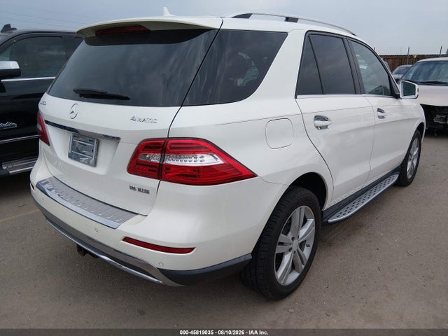 45819035 :رقم المزاد ، 4JGDA5HB2EA292202 vin ، 2014 Mercedes-benz Ml 350 4matic مزاد بيع