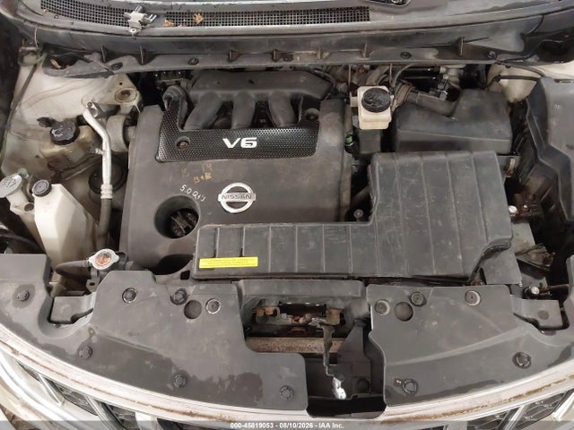 Продажа на аукционе авто 2011 Nissan Murano Sv, vin: JN8AZ1MW7BW156569, номер лота: 45819053