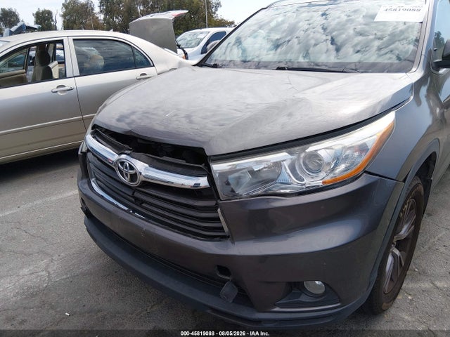 Toyota Highlander Xle V6 2015 5TDJKRFH9FS163719 Image 6