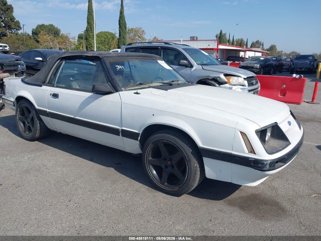 Продаж на аукціоні авто 1985 Ford Mustang Lx/gt, vin: 1FABP2732FF128381, номер лоту: 45819111