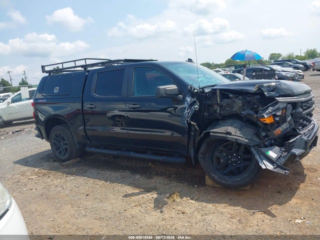 2024 Chevrolet Silverado 1500 4wd  Short Bed Custom მანქანა იყიდება აუქციონზე, vin: 1GCPDBEK5RZ156715, აუქციონის ნომერი: 45819346