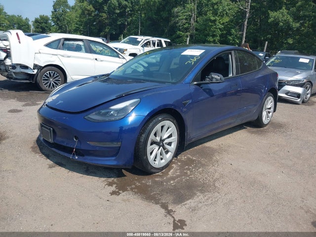 45819560 :رقم المزاد ، 5YJ3E1EA9NF369194 vin ، 2022 Tesla Model 3 Rear-wheel Drive مزاد بيع
