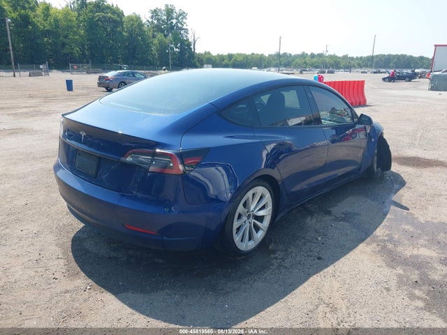 45819560 :رقم المزاد ، 5YJ3E1EA9NF369194 vin ، 2022 Tesla Model 3 Rear-wheel Drive مزاد بيع