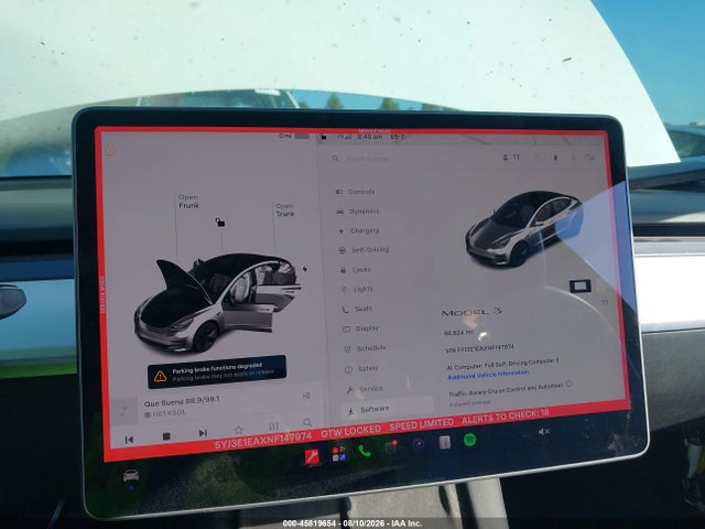 Tesla Model 3 Rear-wheel Drive 2022 5YJ3E1EAXNF147974 Image 7