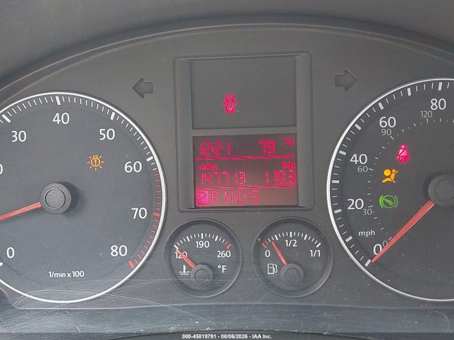 2008 Volkswagen Jetta Se მანქანა იყიდება აუქციონზე, vin: 3VWRM71K18M098109, აუქციონის ნომერი: 45819791