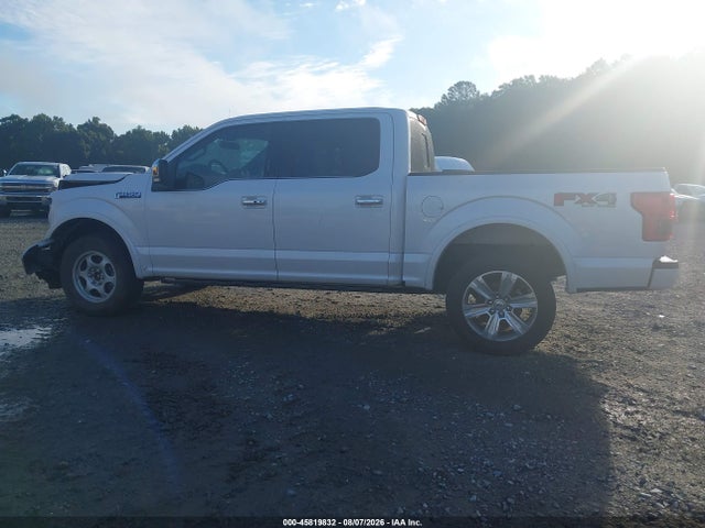 2019 Ford F-150 Platinum მანქანა იყიდება აუქციონზე, vin: 1FTEW1E41KFA84903, აუქციონის ნომერი: 45819832
