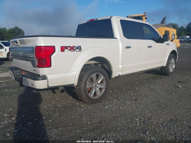 2019 Ford F-150 Platinum მანქანა იყიდება აუქციონზე, vin: 1FTEW1E41KFA84903, აუქციონის ნომერი: 45819832