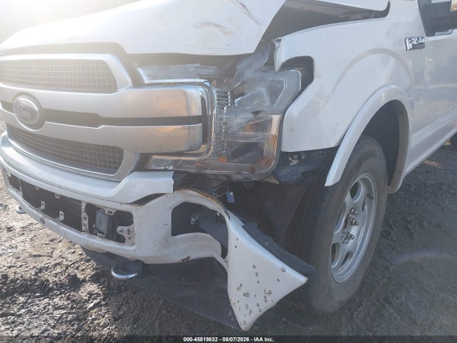 2019 Ford F-150 Platinum მანქანა იყიდება აუქციონზე, vin: 1FTEW1E41KFA84903, აუქციონის ნომერი: 45819832