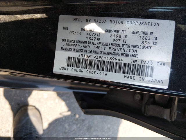 JM1BM1W39E1189964 Mazda Mazda3 S Grand Touring
