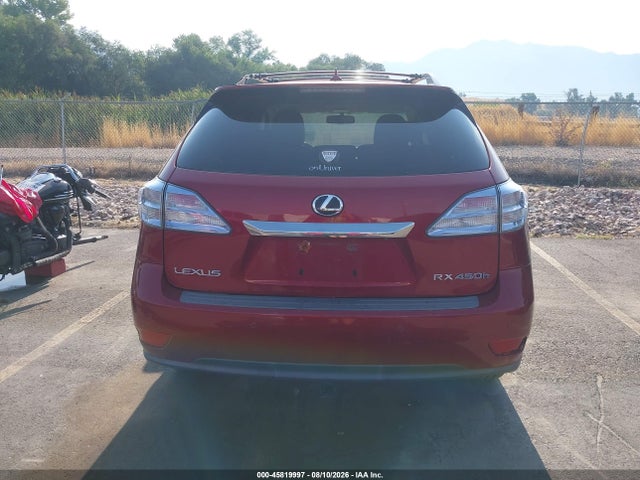 Aukcja sprzedaży 2010 Lexus Rx 450h, vin: JTJBC1BA9A2026501, numer aukcji: 45819997