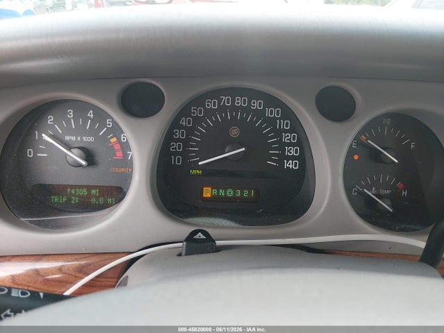 Aukcja sprzedaży 2000 Buick Lesabre Custom, vin: 1G4HP54K9Y4185186, numer aukcji: 45820000
