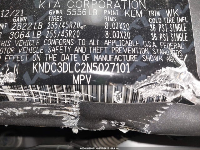 KIA Ev6 Gt-line 2022 KNDC3DLC2N5027101 Image 9