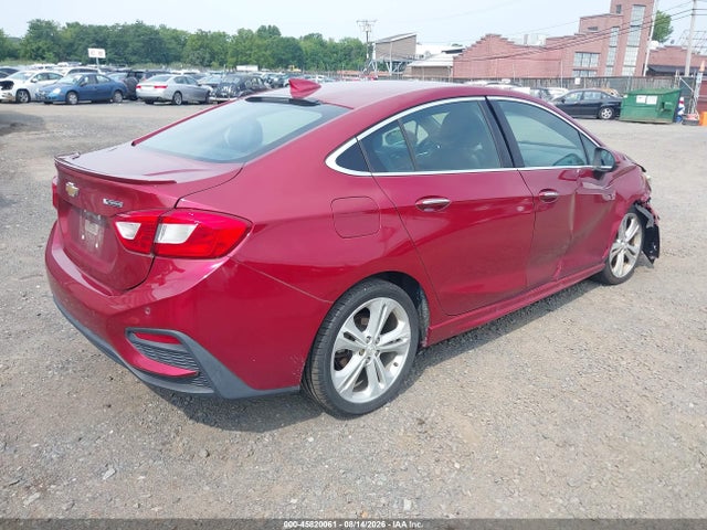 45820061 :رقم المزاد ، 1G1BF5SM2J7139505 vin ، 2018 Chevrolet Cruze Premier Auto مزاد بيع