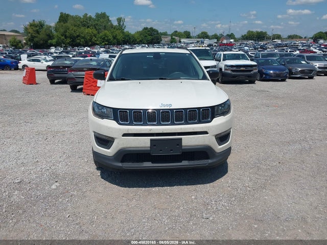2018 Jeep Compass Sport Fwd მანქანა იყიდება აუქციონზე, vin: 3C4NJCAB4JT405609, აუქციონის ნომერი: 45820165
