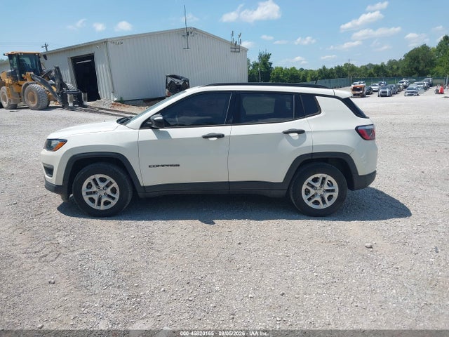2018 Jeep Compass Sport Fwd მანქანა იყიდება აუქციონზე, vin: 3C4NJCAB4JT405609, აუქციონის ნომერი: 45820165
