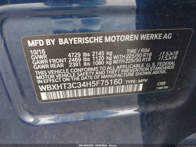 BMW X1 Xdrive28i 2017 WBXHT3C34H5F75160 Image 9