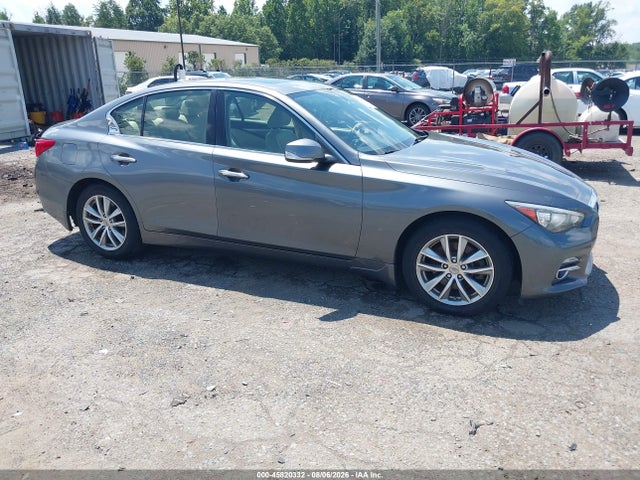 2015 Infiniti Q50 Premium მანქანა იყიდება აუქციონზე, vin: JN1BV7AR0FM414089, აუქციონის ნომერი: 45820332