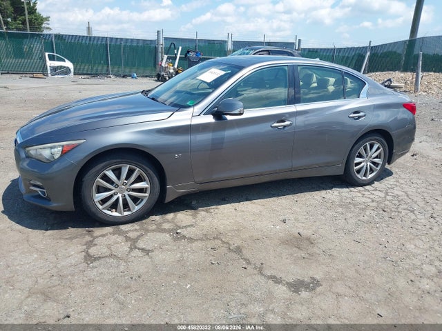 2015 Infiniti Q50 Premium მანქანა იყიდება აუქციონზე, vin: JN1BV7AR0FM414089, აუქციონის ნომერი: 45820332