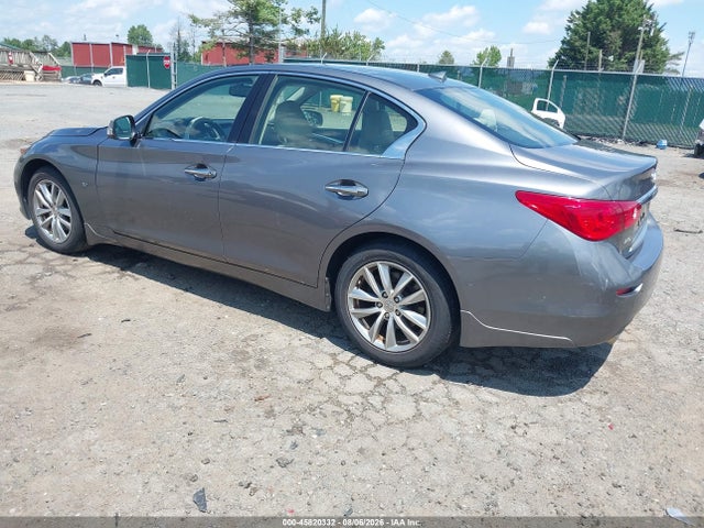 2015 Infiniti Q50 Premium მანქანა იყიდება აუქციონზე, vin: JN1BV7AR0FM414089, აუქციონის ნომერი: 45820332