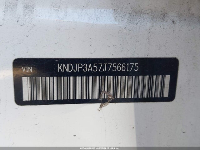 KIA SOUL + 2018 KNDJP3A57J7566175 Image 9