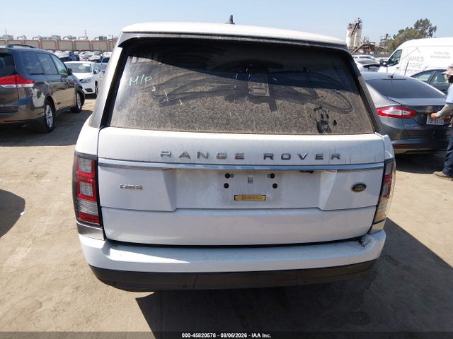 Aukcja sprzedaży 2016 Land Rover Range Rover 3.0l V6 Supercharged Hse, vin: SALGS2PF6GA298940, numer aukcji: 45820578