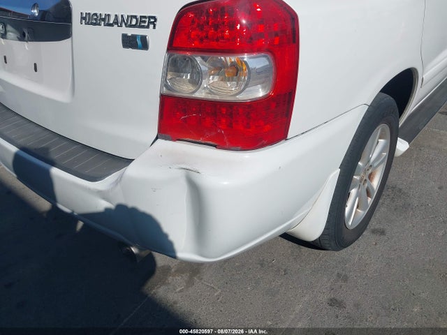 Продаж на аукціоні авто 2006 Toyota Highlander Hybrid Limited V6, vin: JTEDW21A860007267, номер лоту: 45820597