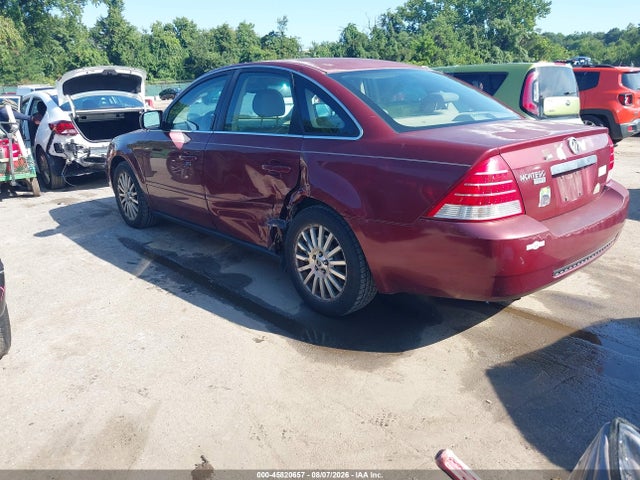 2005 Mercury Montego Premier მანქანა იყიდება აუქციონზე, vin: 1MEFM42105G606150, აუქციონის ნომერი: 45820657