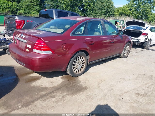 2005 Mercury Montego Premier მანქანა იყიდება აუქციონზე, vin: 1MEFM42105G606150, აუქციონის ნომერი: 45820657