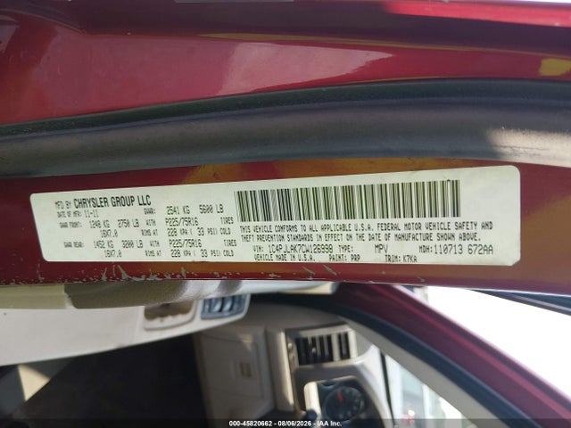 Aukcja sprzedaży 2012 Jeep Liberty Sport, vin: 1C4PJLAK7CW126998, numer aukcji: 45820662